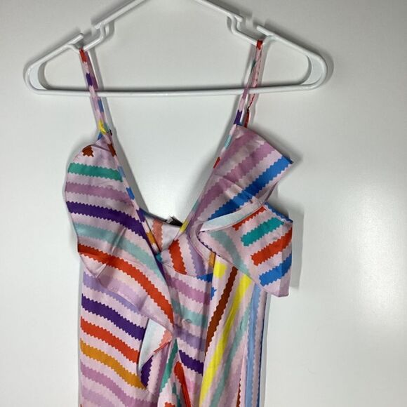 Brogger Edith slip Dress pink multicolors‎ size medium NWT - Picture 7 of 15